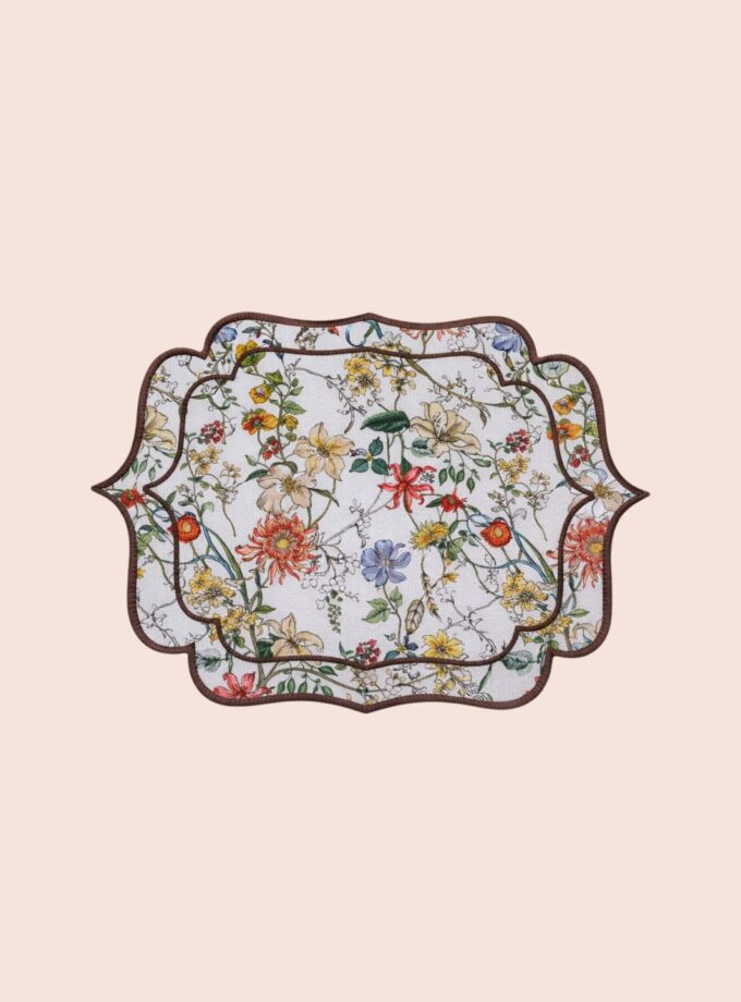 פלייסמטים מקרטון בעיצוב יוקרתי – סט של 6