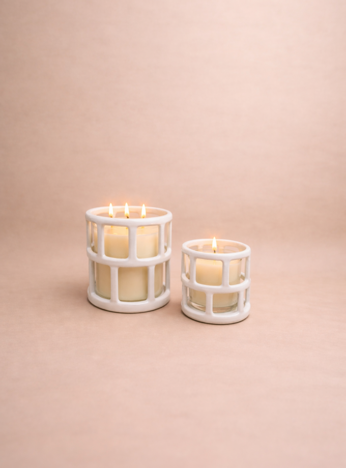 נר בכלי מעוצב