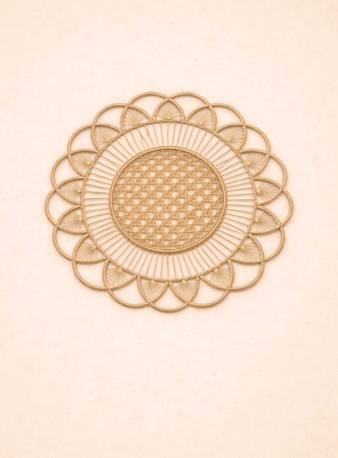 פלייסמטים מקרטון בעיצוב יוקרתי – סט של 6 - בז'