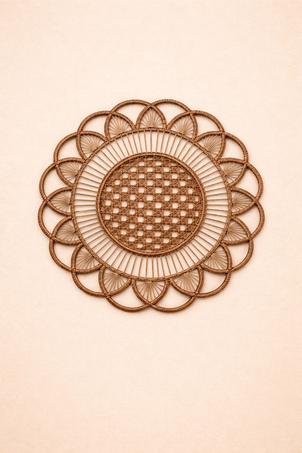 פלייסמטים מקרטון בעיצוב יוקרתי – סט של 6 - חום